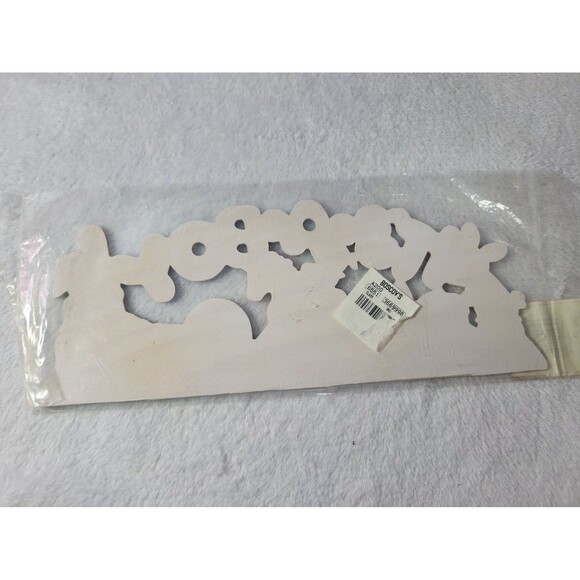 Fibrecraft NOS Vintage "It's a Boy" Greeting Scene Decorative Sign 12" x 4" - Picture 2 of 7